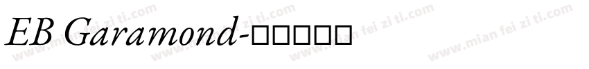 EB Garamond字体转换